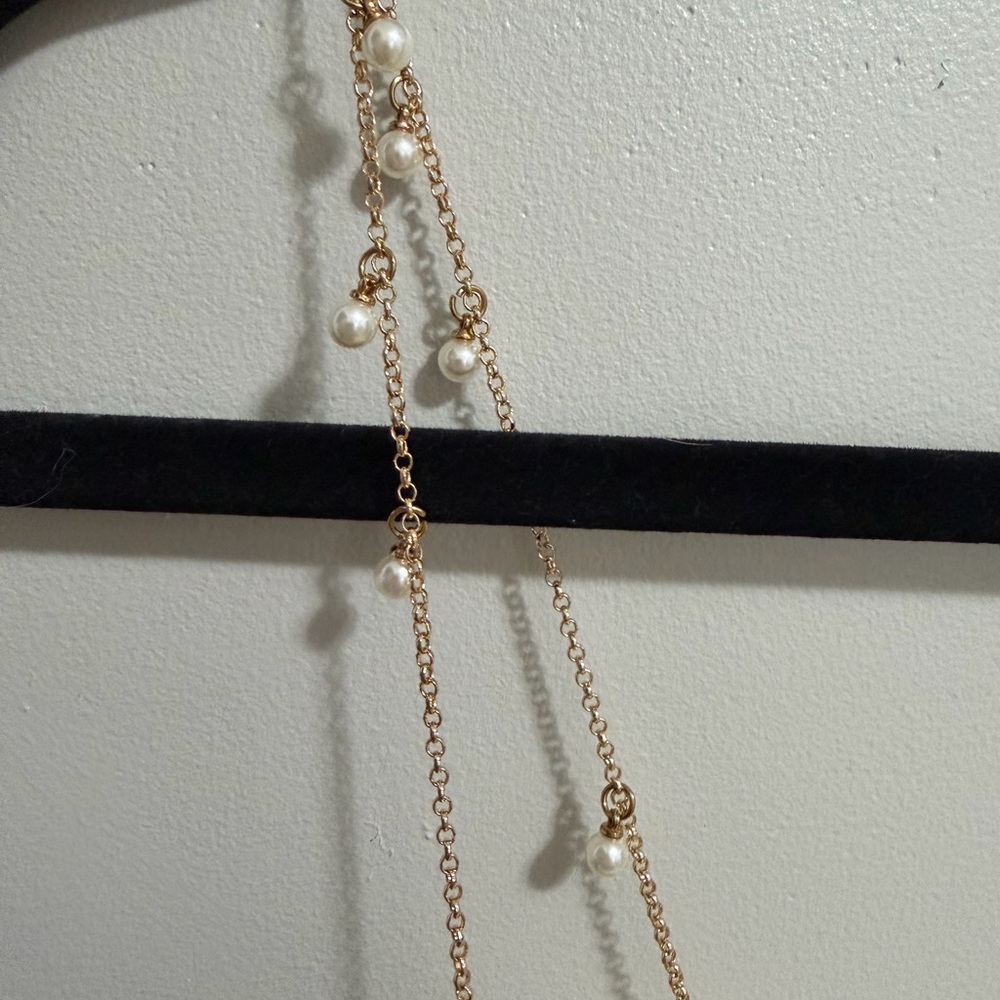 Joie Chain Pearl Straps Tank Top Women’s Large NWT - Picture 3 of 7